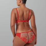 Bluebella MARIAN Panty (Tomato Red/Sheer) | Avec Amour Sexy Lingerie