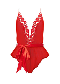 Bluebella Marian Teddy (Red) | Avec Amour Lingerie