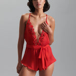 Bluebella Marian Teddy (Red) | Avec Amour Lingerie