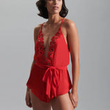 Bluebella Marian Teddy (Red) | Avec Amour Lingerie