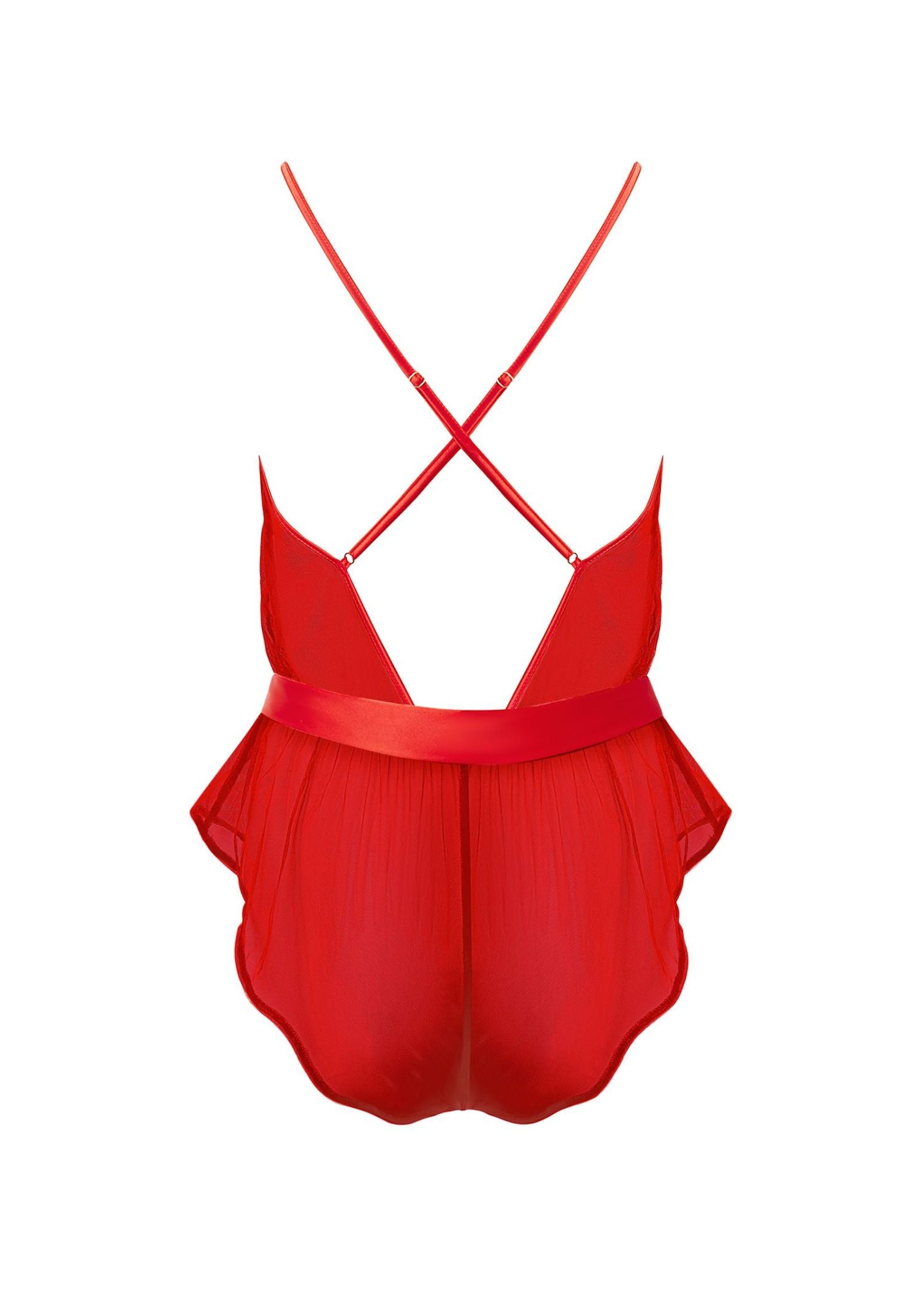 Bluebella Marian Teddy (Red) | Avec Amour Lingerie