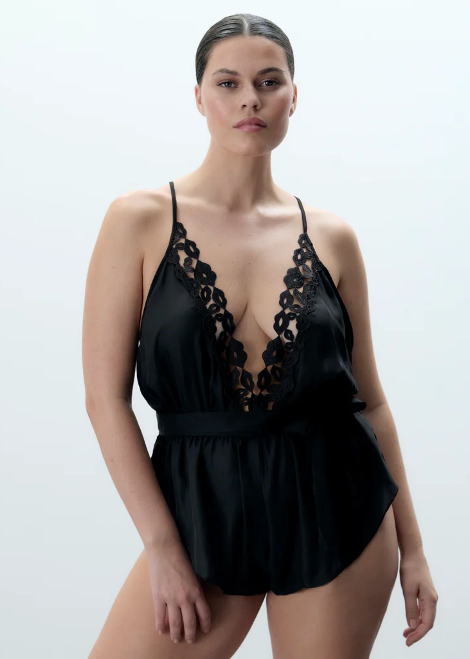 Bluebella Marian Teddy (Black) | Avec Amour Lingerie