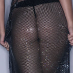 Bluebella Noor Sheer Mesh Long Chemise (Black) | Avec Amour Lingerie