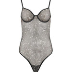 Bluebella Noor Wired Mesh Bodysuit (Black) | Avec Amour Lingerie
