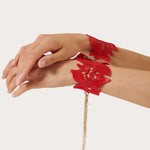 Bluebella Ophelia Handcuff (Red) | Avec Amour Lingerie