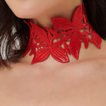 Bluebella Ophelia Choker (Red) | Avec Amour Lingerie