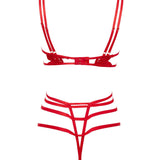 Bluebella Ophelia Wired Body (Red) | Avec Amour Lingerie