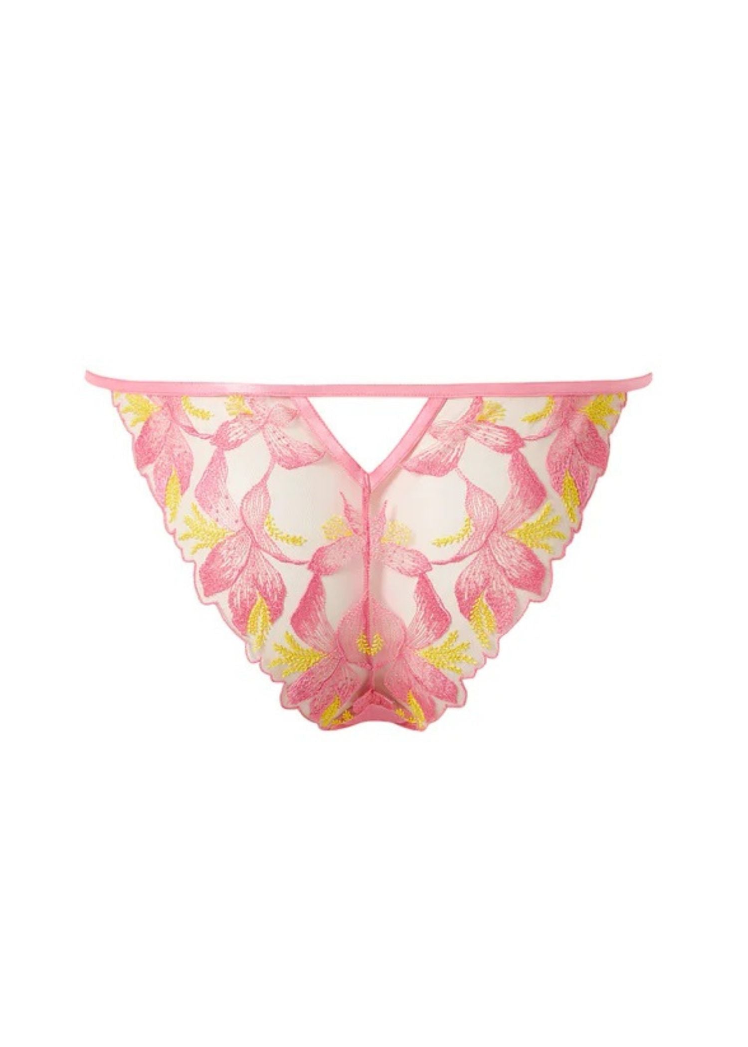 Bluebella Patrice Panty (Dianthus Pink/Blazing Yellow) | Avec Amour Lingerie