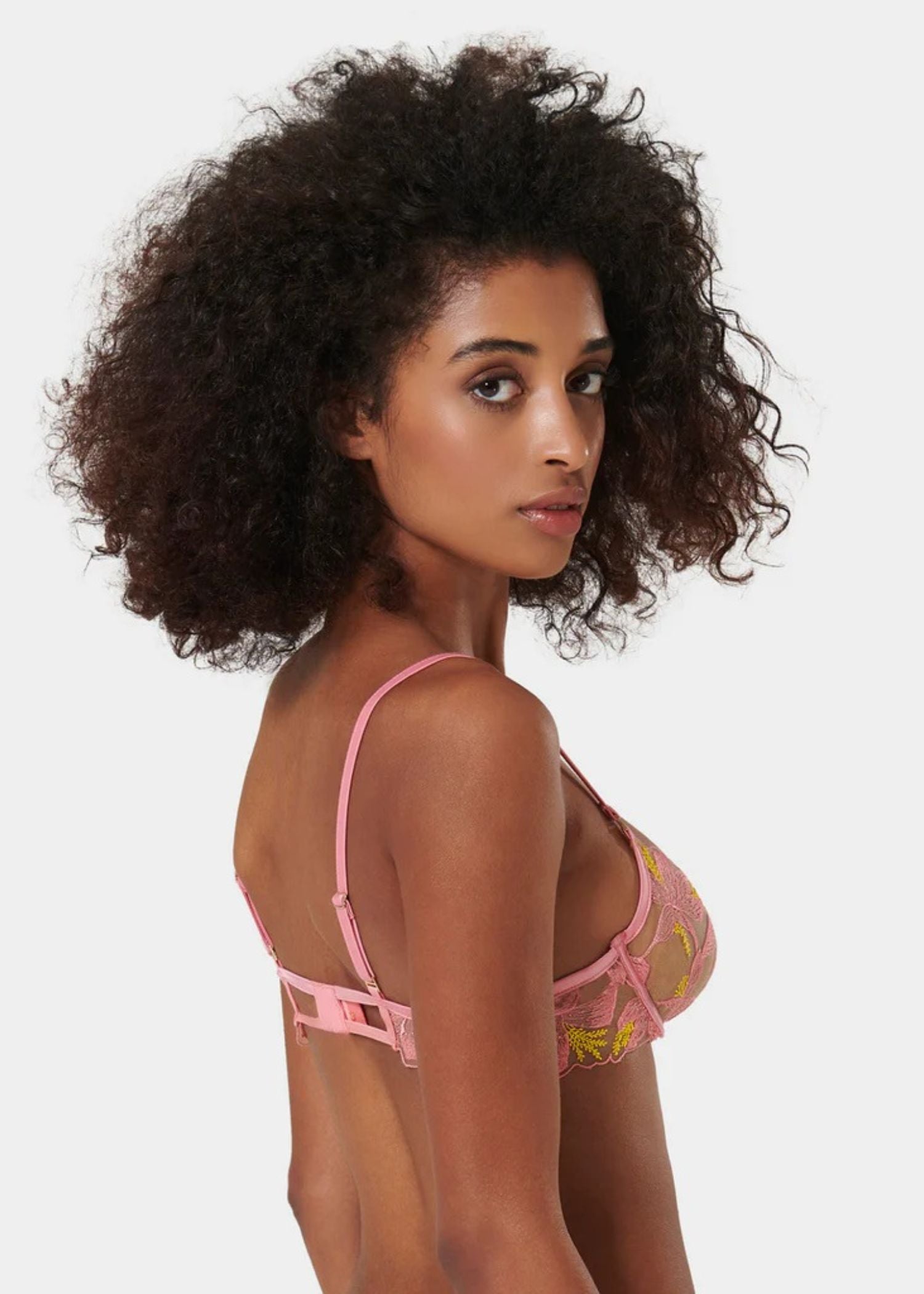 Bluebella Patrice Wired Bra (Dianthus Pink/Blazing Yellow) | Avec Amour Lingerie