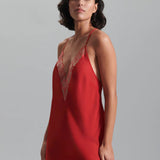 Bluebella Rosalie Short Chemise Slip (Red) | Avec Amour Lingerie