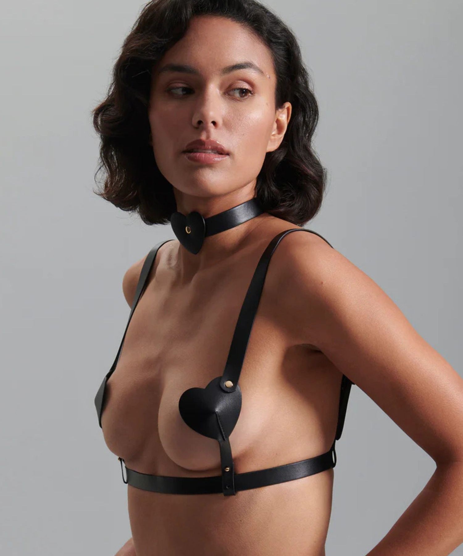 Bluebella Salome Open Bra (Black) | Avec Amour Lingerie