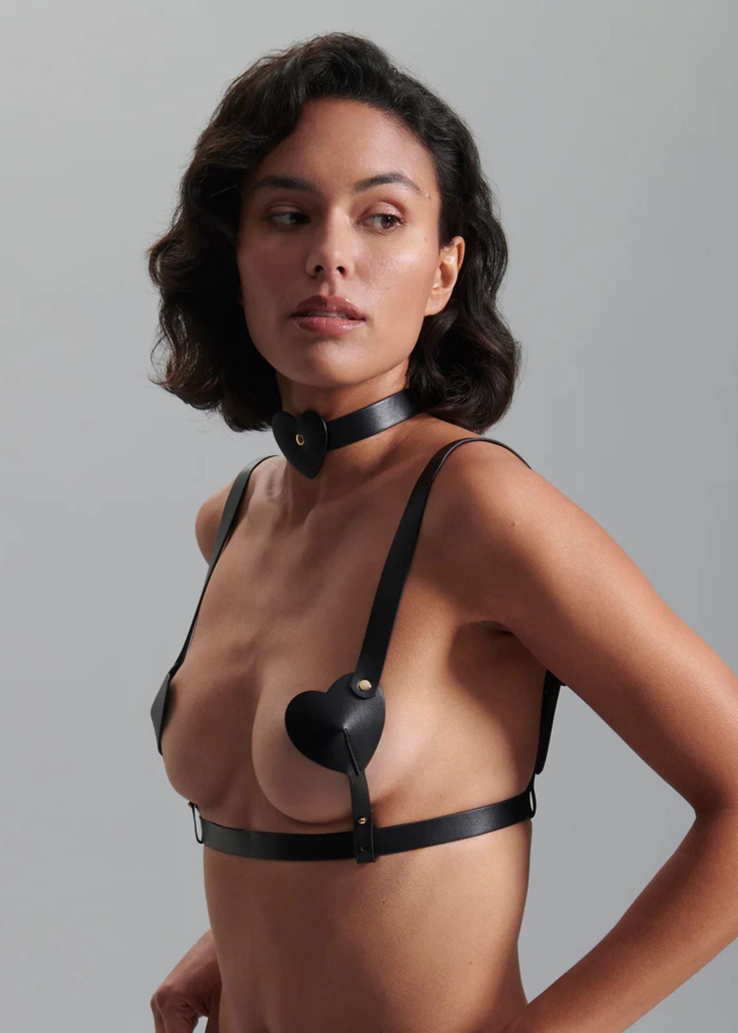 Bluebella Salome Open Bra (Black) | Avec Amour Lingerie