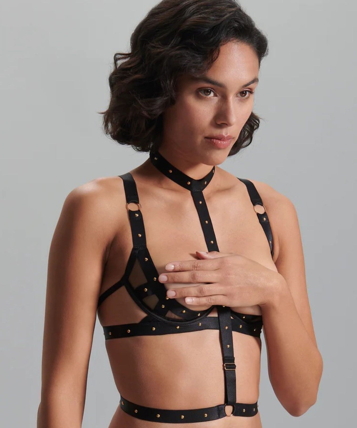 Bluebella Sana Body Harness (Black) | Avec Amour Lingerie