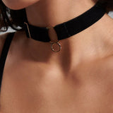 Simone Choker (Black/Gold)