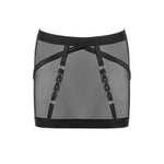 Bluebella Suri Open Back Skirt (Black) | Avec Amour Lingerie