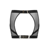 Bluebella Suri Open Back Skirt (Black) | Avec Amour Lingerie