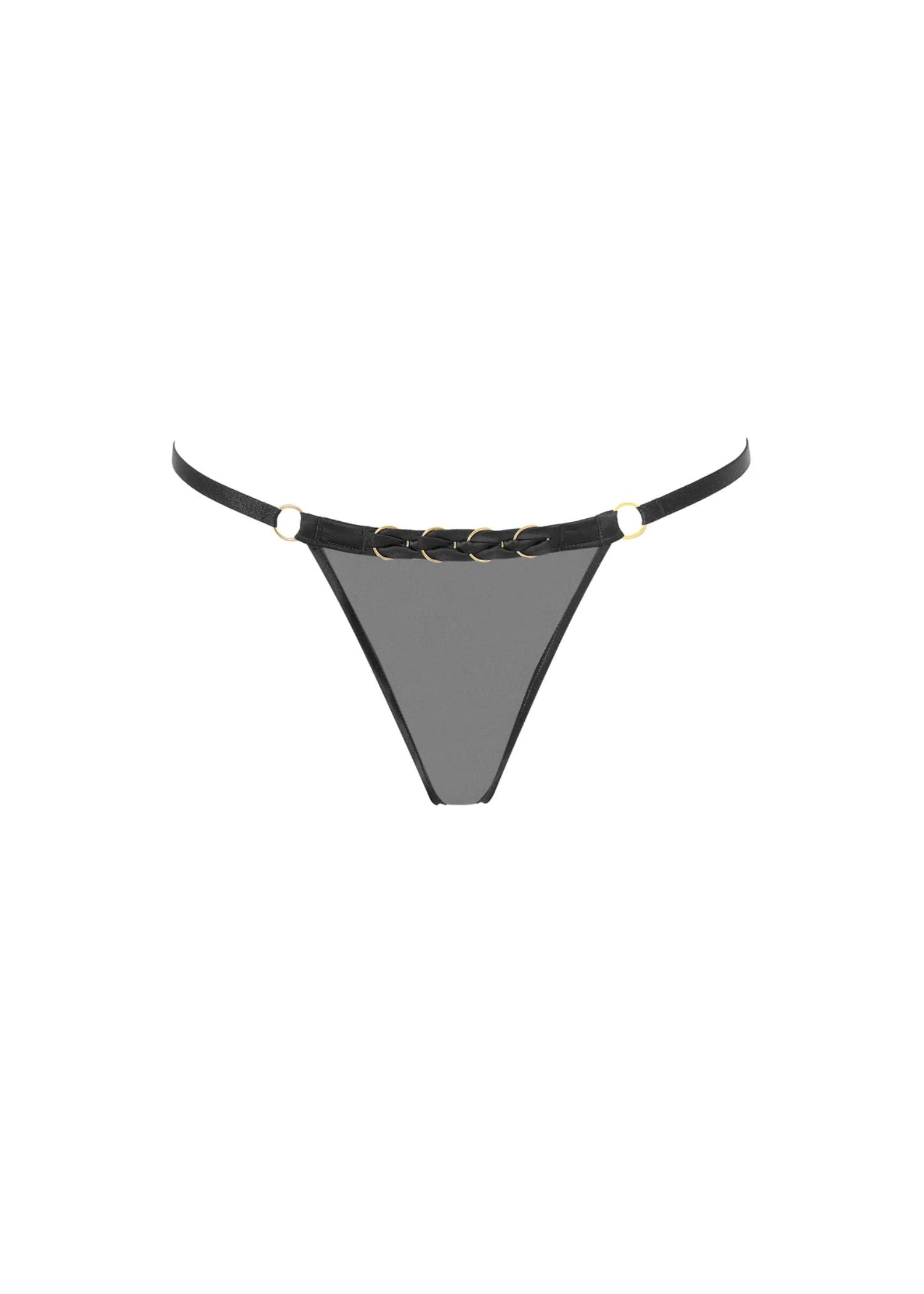 Bluebella Suri Ouvert Open Panty (Black) | Avec Amour Lingerie