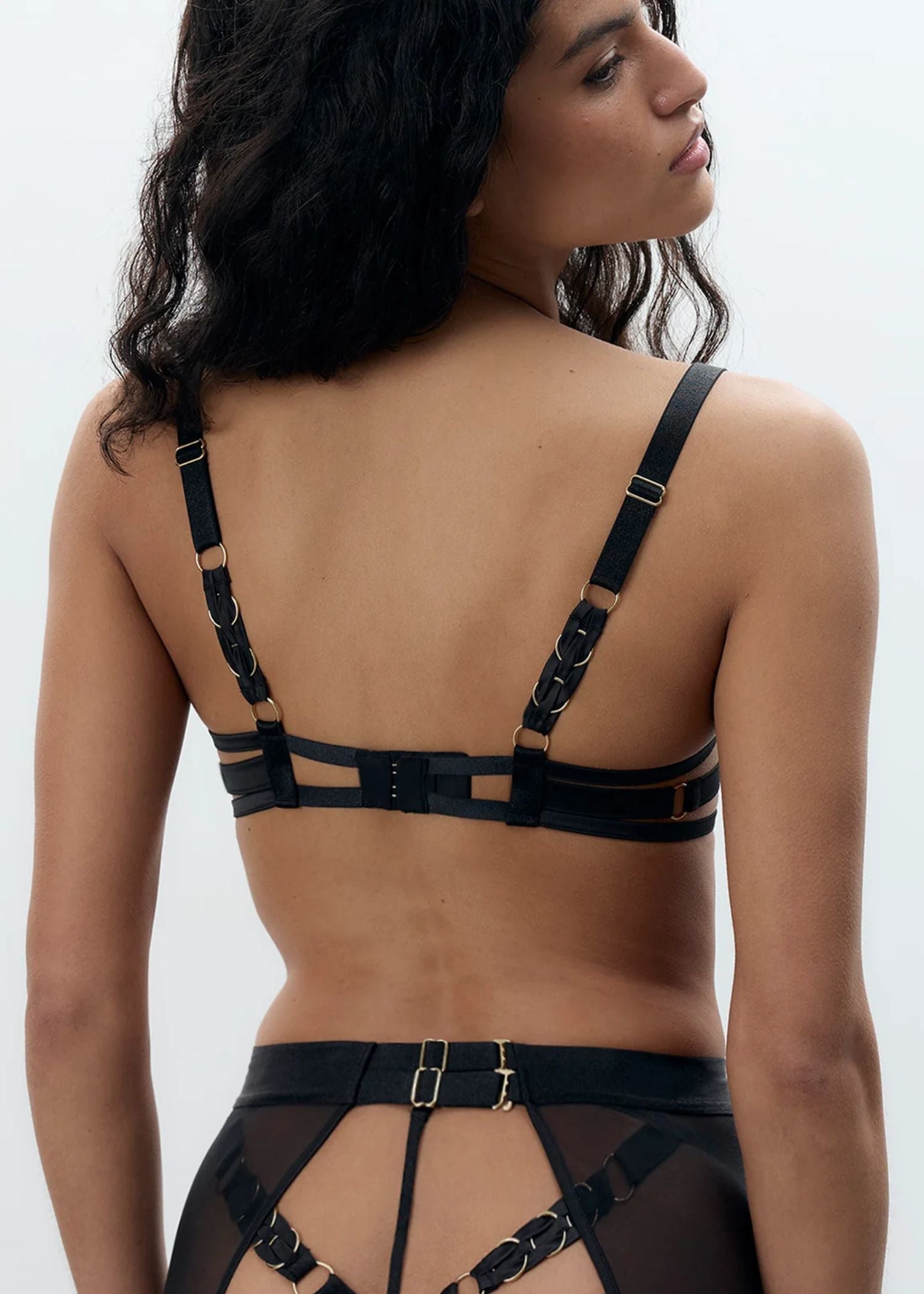 Bluebella Suri Wired Bra (Black) | Avec Amour lingerie