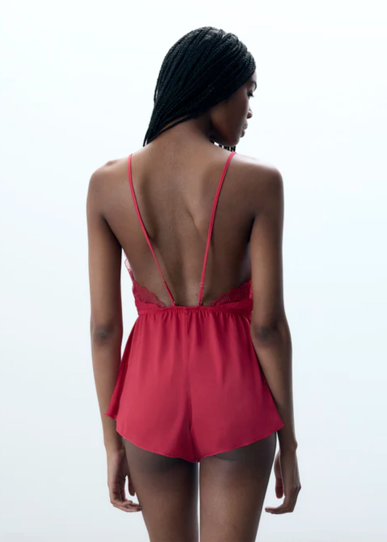 Bluebella Vermont Luxury Satin Teddy (Pink)