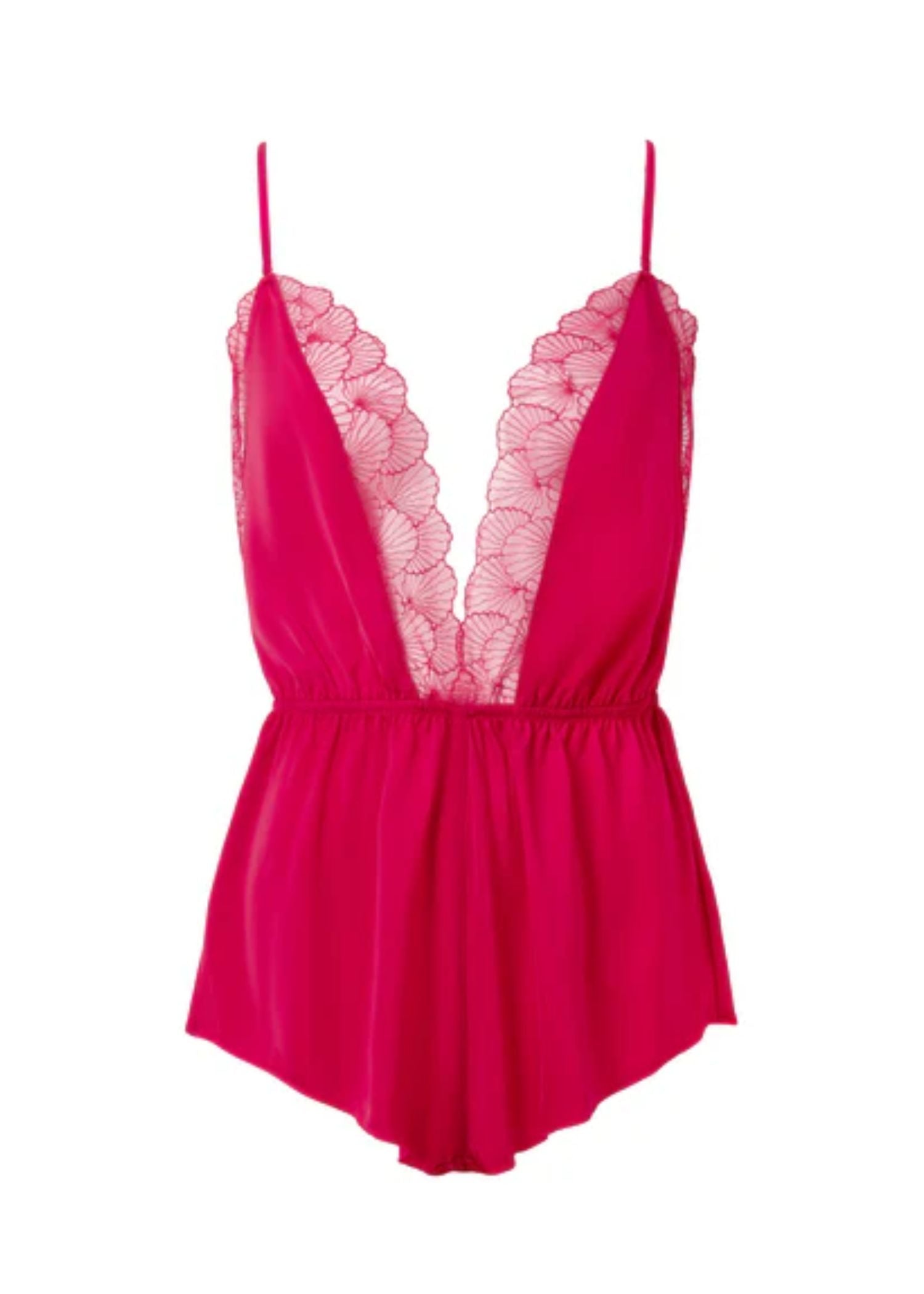 Bluebella Vermont Luxury Satin Teddy (Pink)