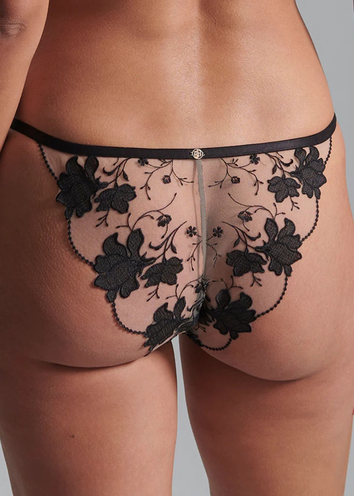 Bluebella Yvette Panty (Black) | Avec Amour Lingerie