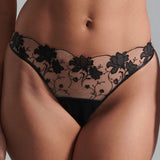 Bluebella Yvette Thong (Black) | Avec Amour Lingerie