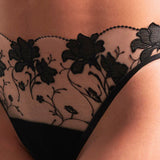 Bluebella Yvette Thong (Black) | Avec Amour Lingerie