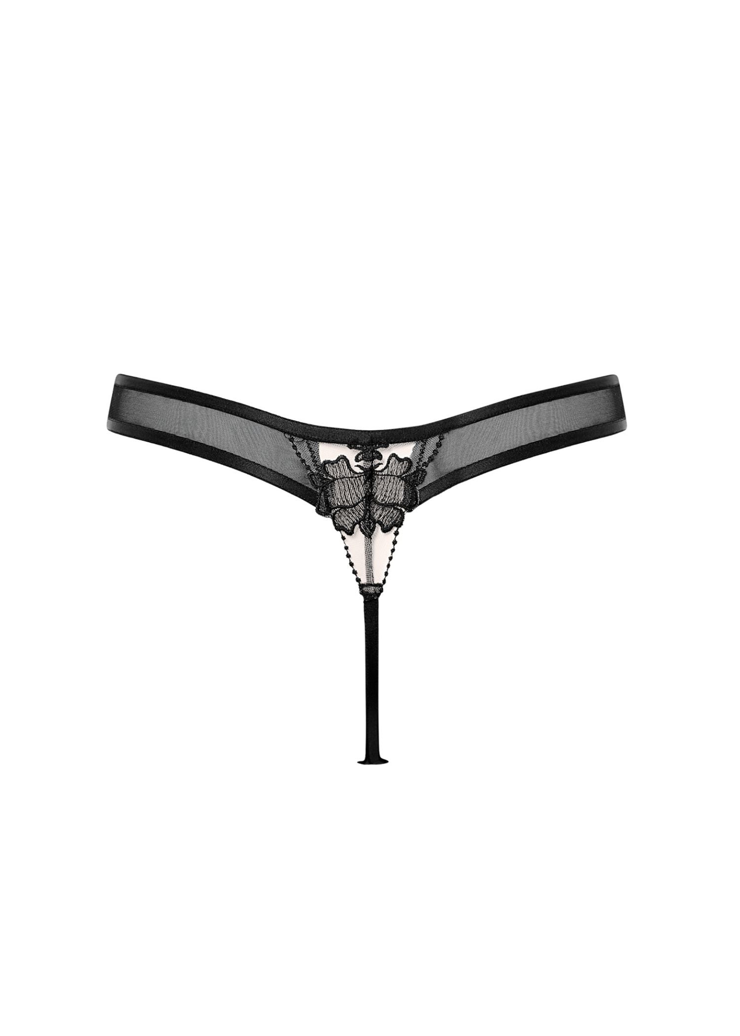 Bluebella Yvette Thong (Black) | Avec Amour Lingerie