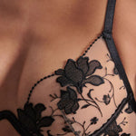 Bluebella Yvette Wired Bra (Black) | Avec Amour Lingerie