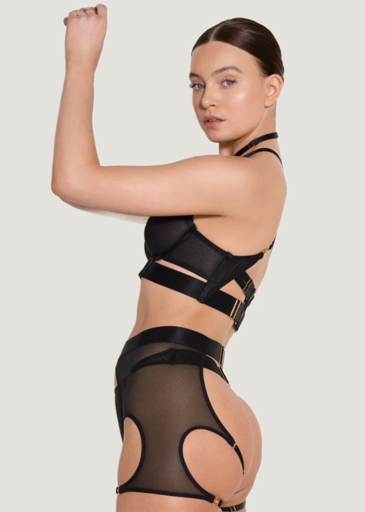 Bordelle Cadi Bodice Bra (Black) | Avec Amour Luxury Lingerie