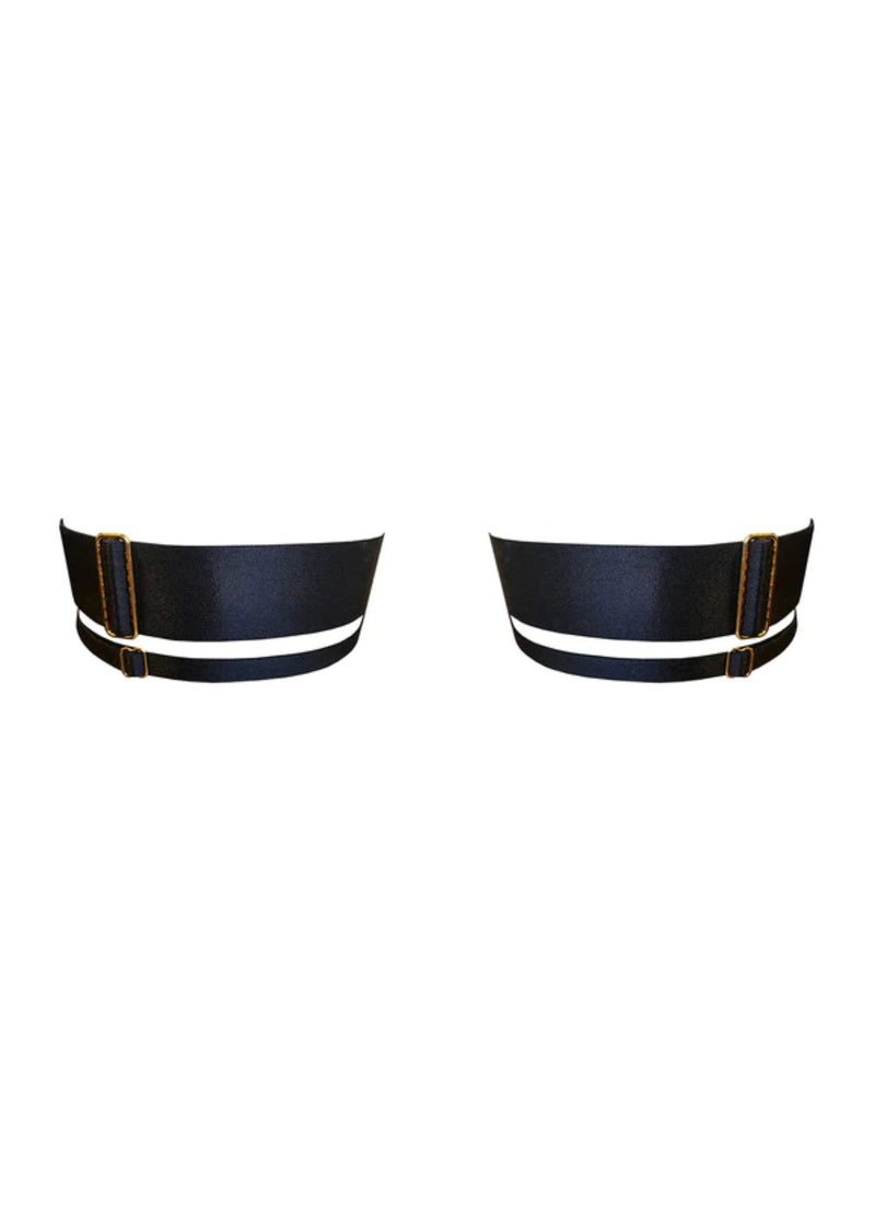 Bordelle Circe Garter Belt (Black) | Avec Amour Luxury Lingerie
