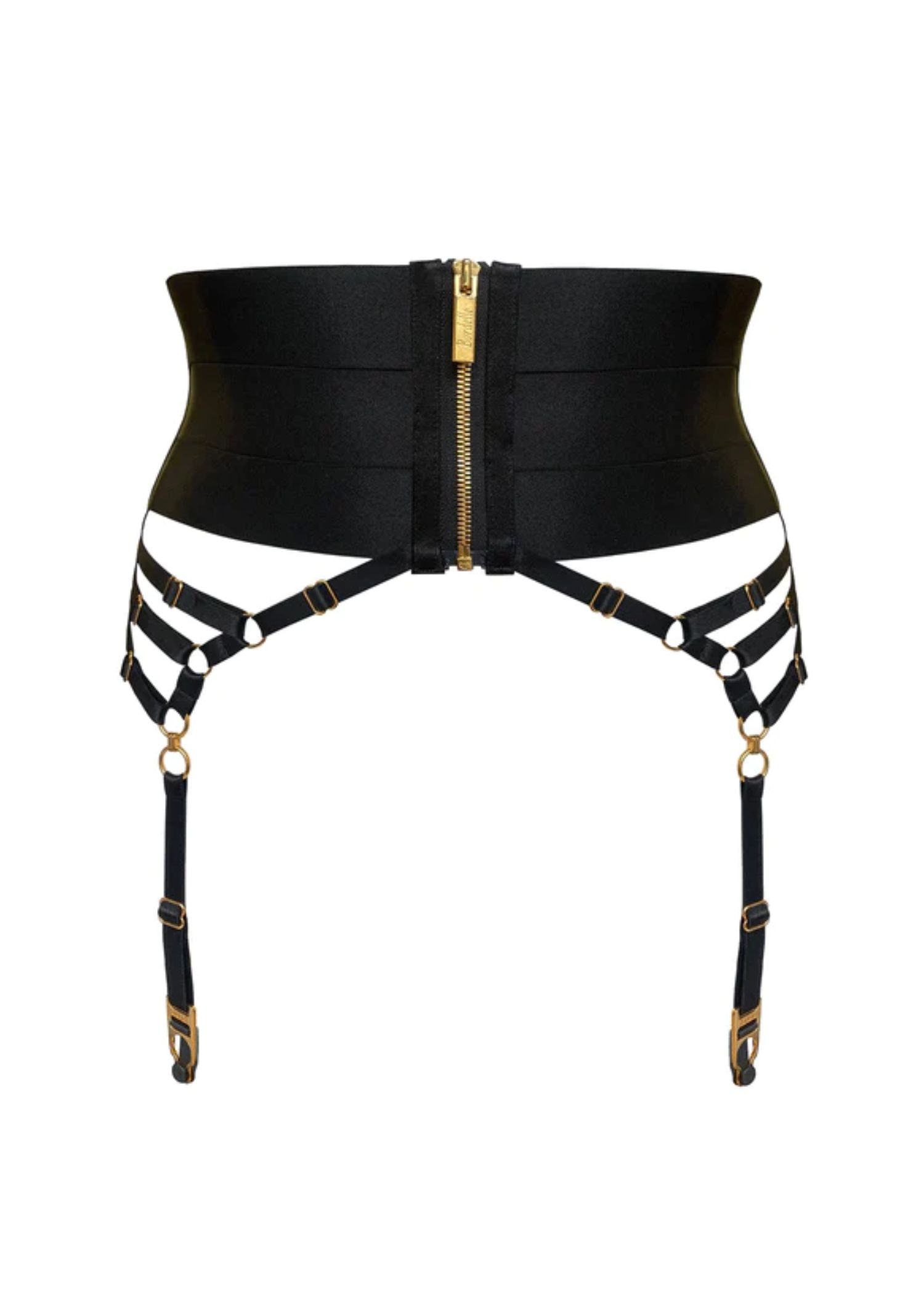 Bordelle Circe Suspender (Black) | Avec Amour Luxury Lingerie