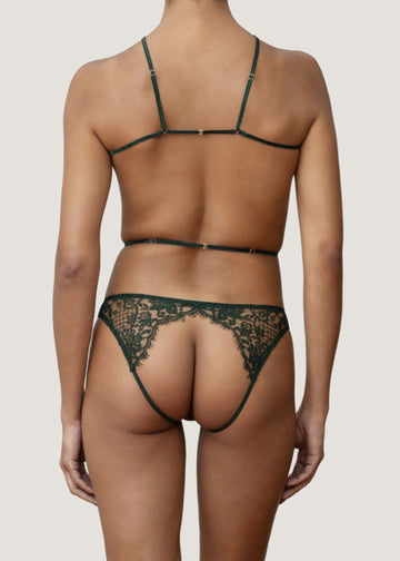 Coco de Mer Hera Bodysuit (Deep Green)