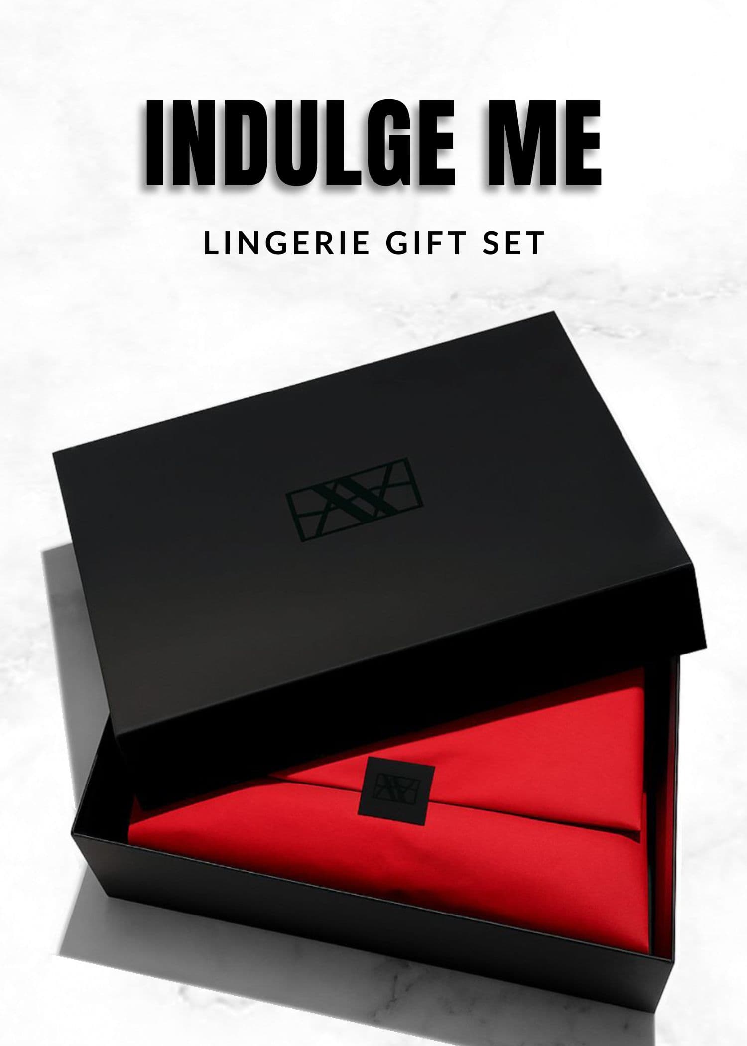 INDULGE ME Lingerie Gift Set (Large) | AVAM Backless Dress, UPKO Moist Eyes Clitoral G-String, Metal Nipple Cover