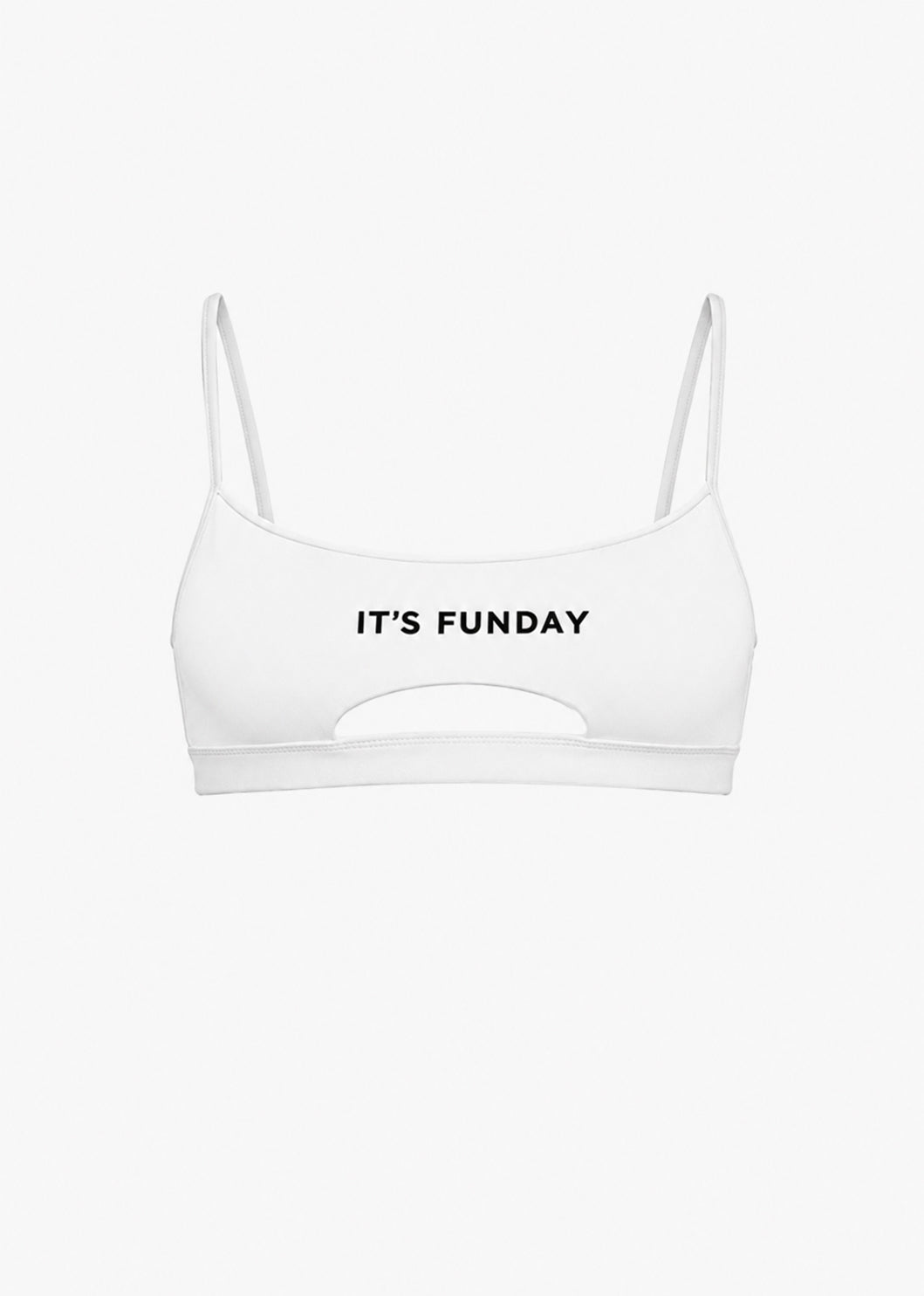 It's Funday by AVAM - UNBASIC Crop Bra (White) | Avec Amour Lingerie