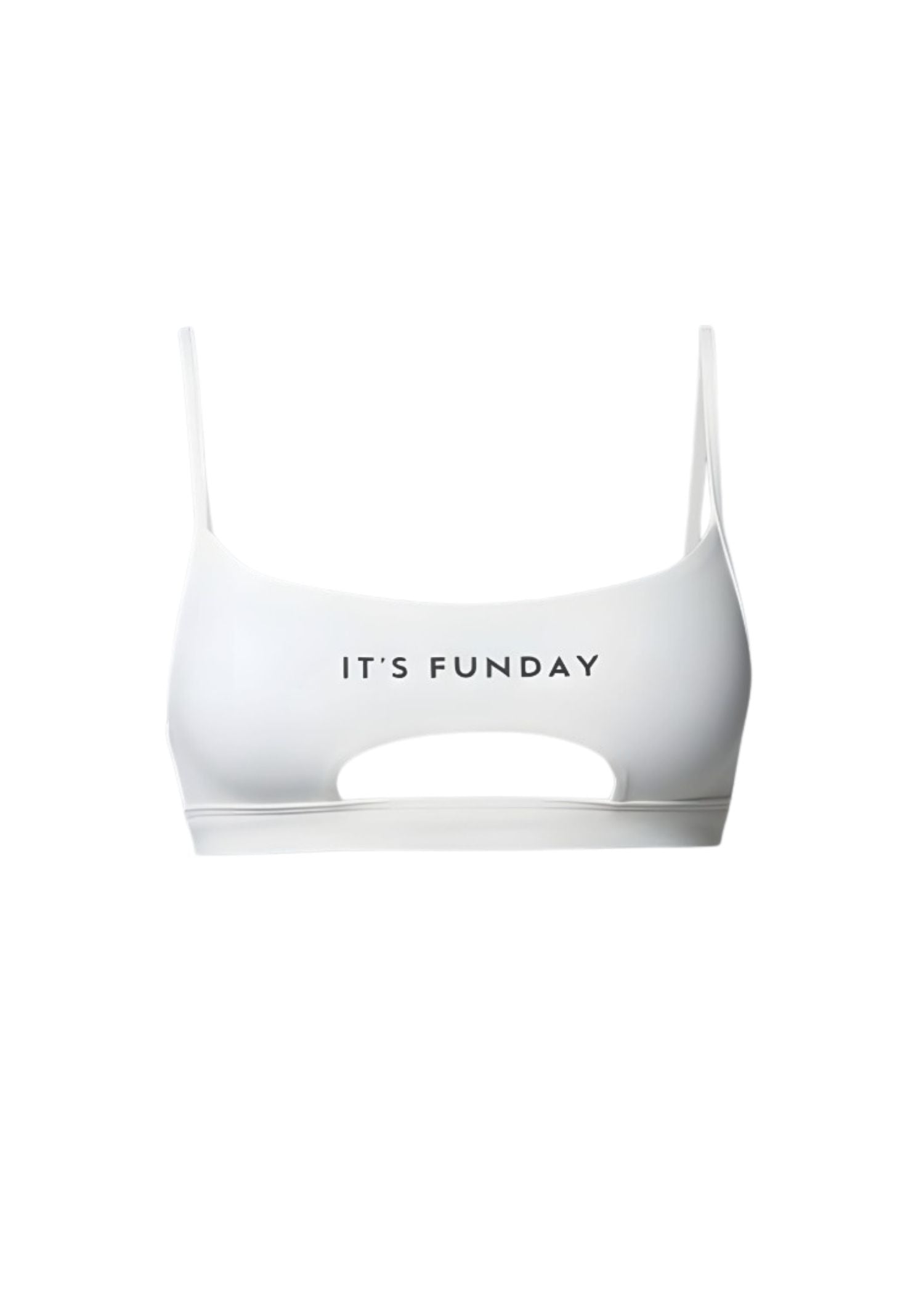 It's Funday by AVAM - UNBASIC Crop Bra (White) | Avec Amour Lingerie