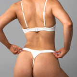 It's Funday by AVAM - UNBASIC Crop Bra (White) | Avec Amour Lingerie