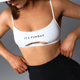 It's Funday by AVAM - UNBASIC Crop Bra (White) | Avec Amour Lingerie