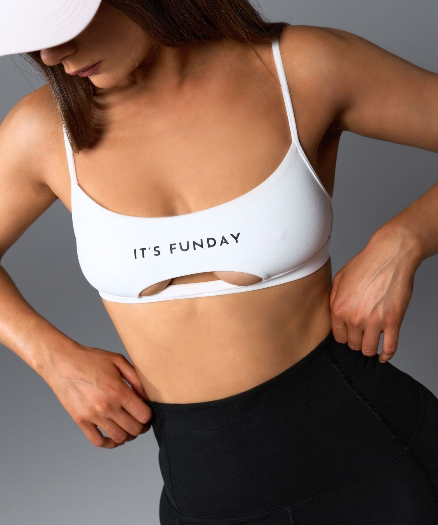 It's Funday by AVAM - UNBASIC Crop Bra (White) | Avec Amour Lingerie