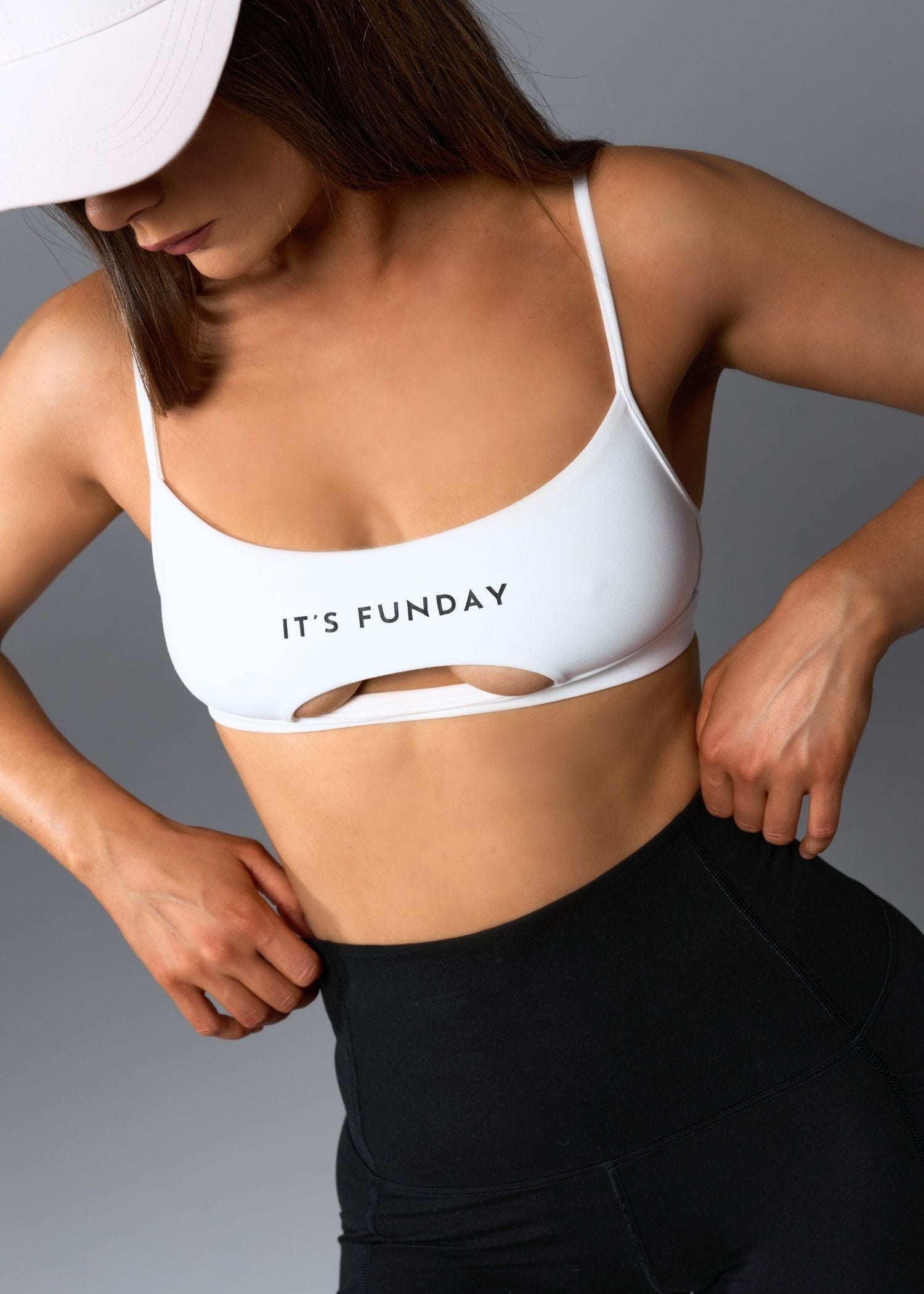 It's Funday by AVAM - UNBASIC Crop Bra (White) | Avec Amour Lingerie