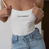 It's Funday by AVAM - UNBASIC Low Back Bodysuit (White) | Avec Amour Lingerie