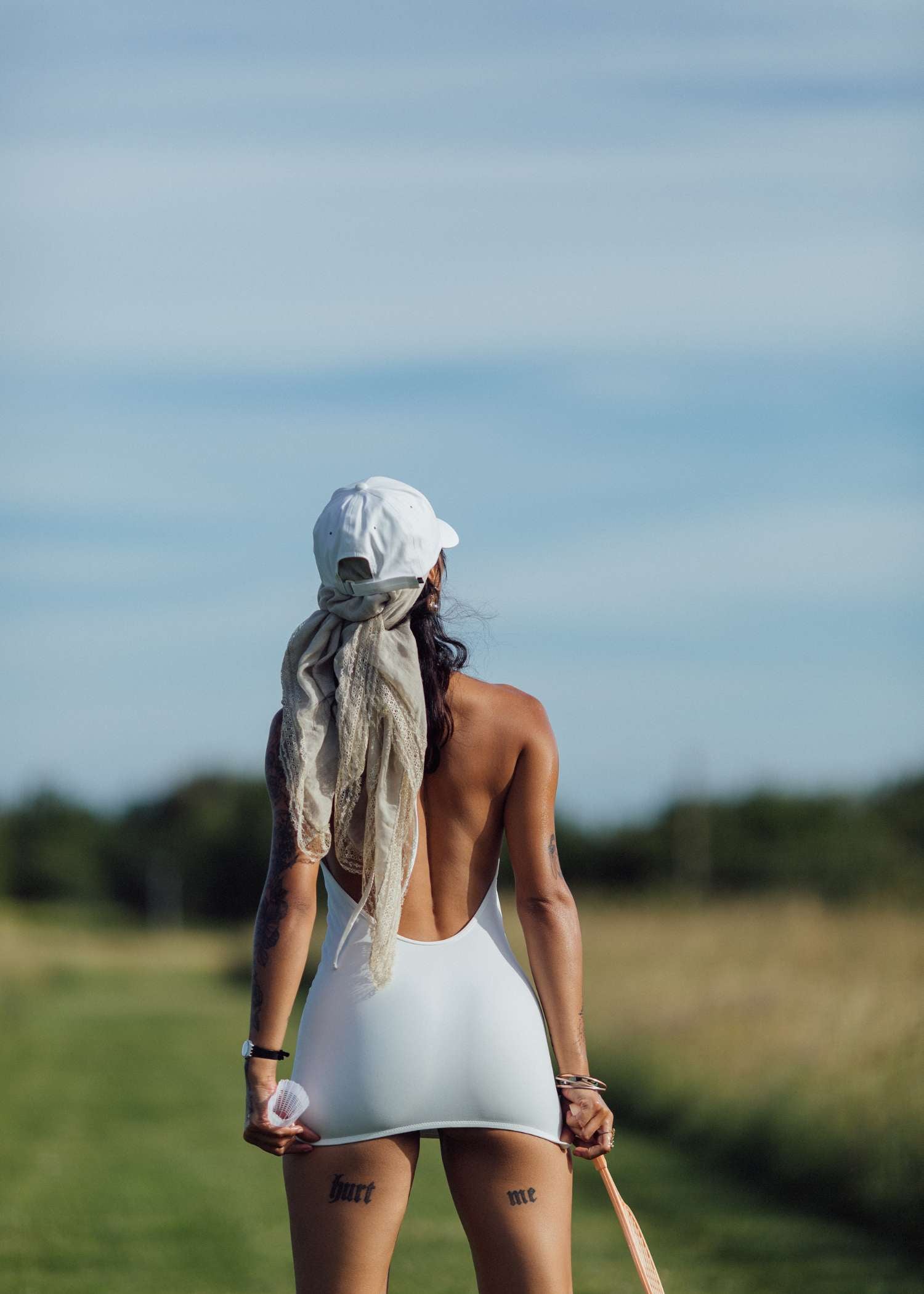 It's Funday by AVAM UNBASIC Halter Micro Dress (White) | Avec Amour Lingerie