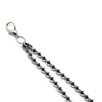 Liebe Seele Black Bead Chains and Nipple Clamps (Silver) | BDSM Bedroom Fun