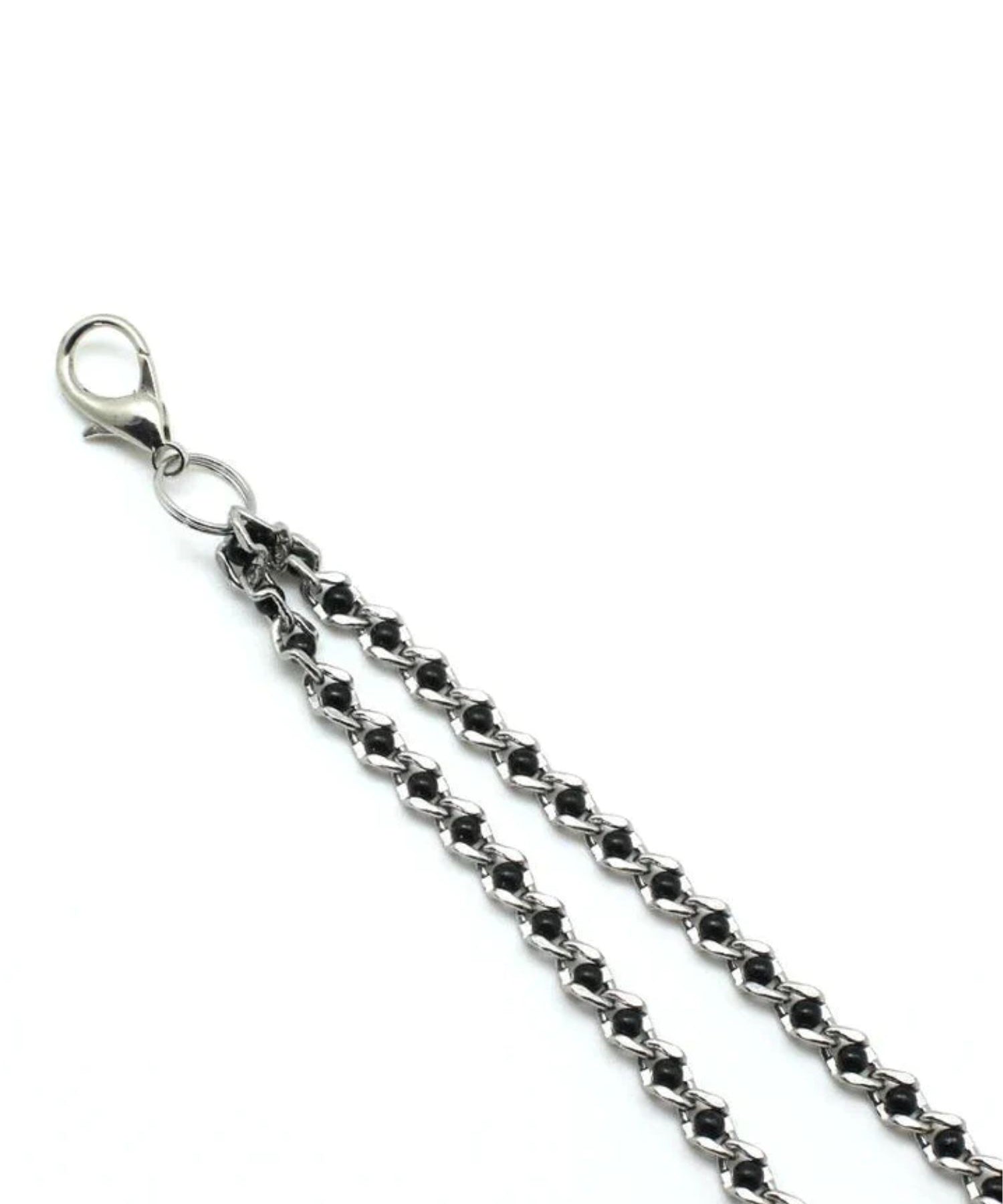Liebe Seele Black Bead Chains and Nipple Clamps (Silver) | BDSM Bedroom Fun
