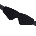 Liebe Seele Bond Leather Blindfold (Black) | Avec Amour Leather Accessories