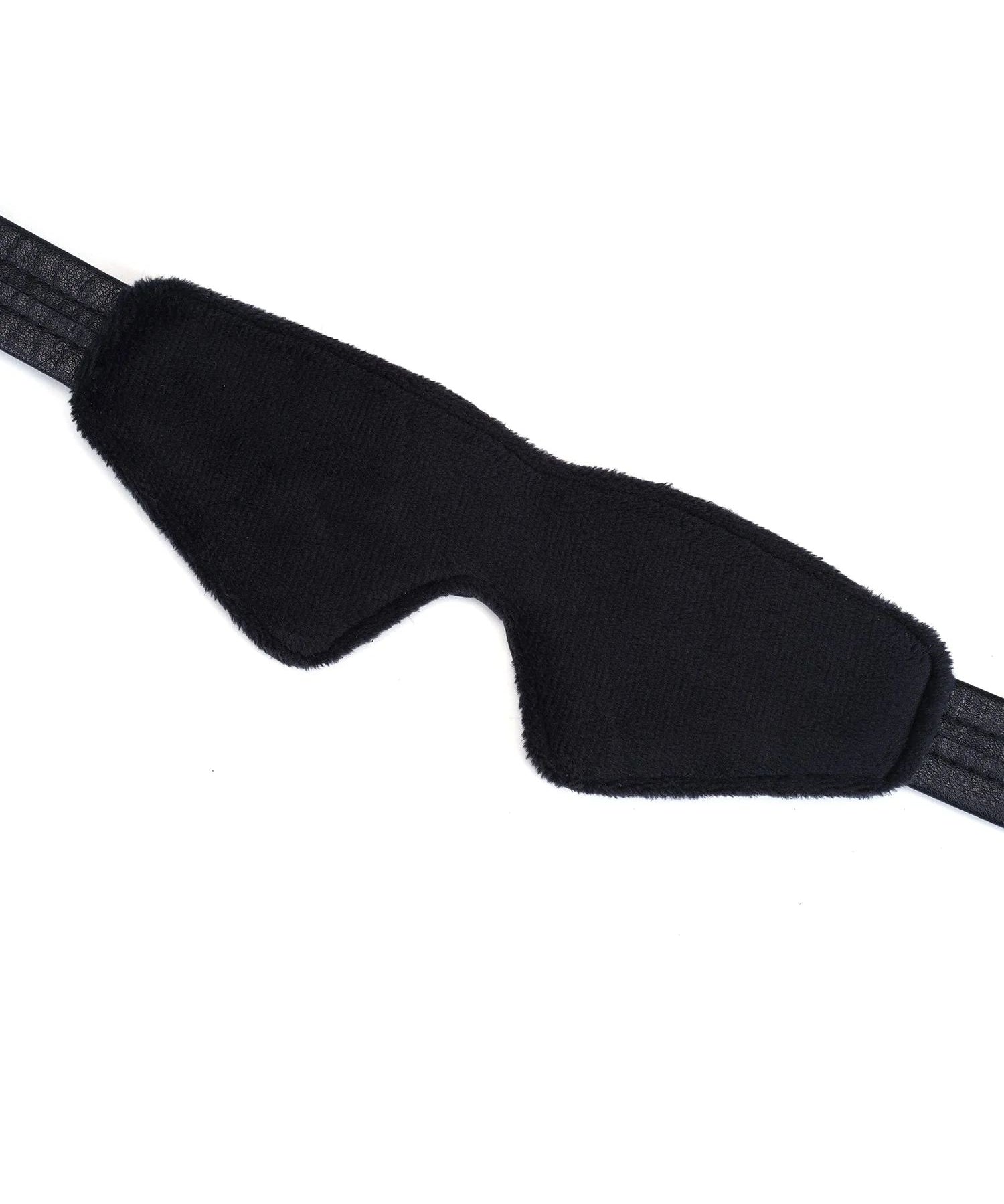 Liebe Seele Bond Leather Blindfold (Black) | Avec Amour Leather Accessories
