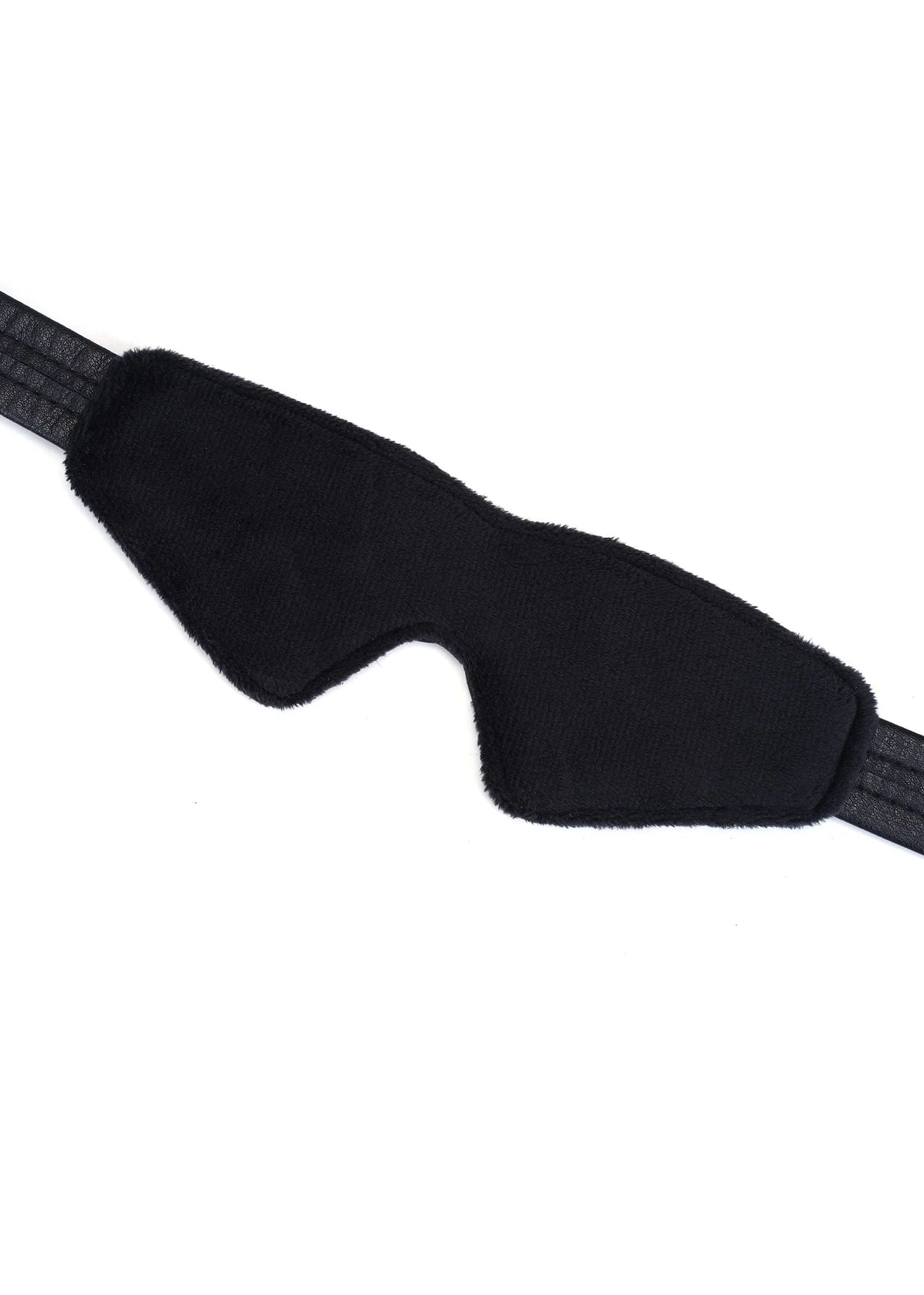 Liebe Seele Bond Leather Blindfold (Black) | Avec Amour Leather Accessories
