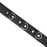 Liebe Seele Leather Collar with Leash (Black) | Avec Amour
