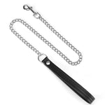 Liebe Seele Leather Collar with Leash (Black) | Avec Amour