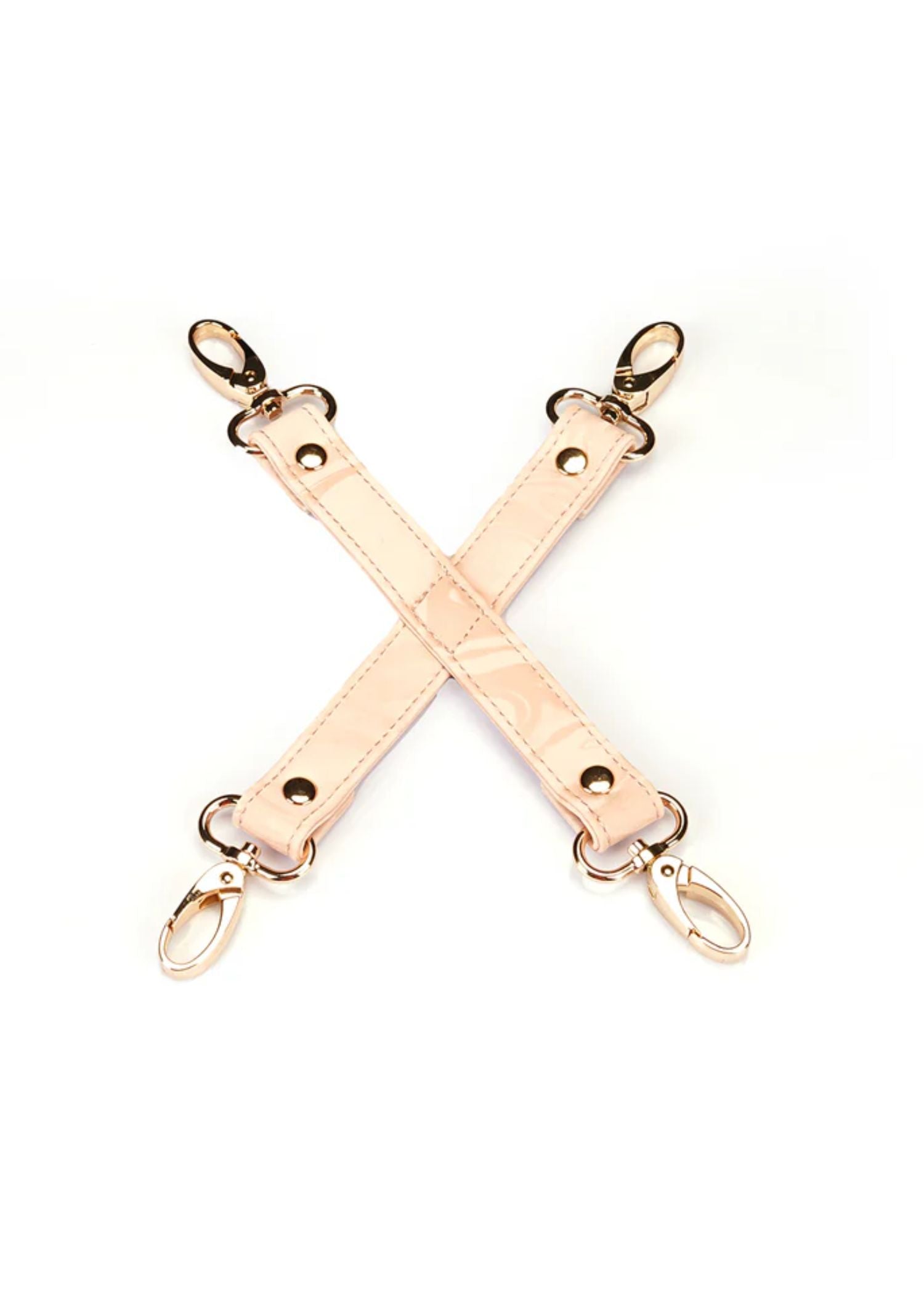 Liebe Seele Boudoir Amor Vegan Leather Hogtie (Pink) | Avec Amour Lingerie